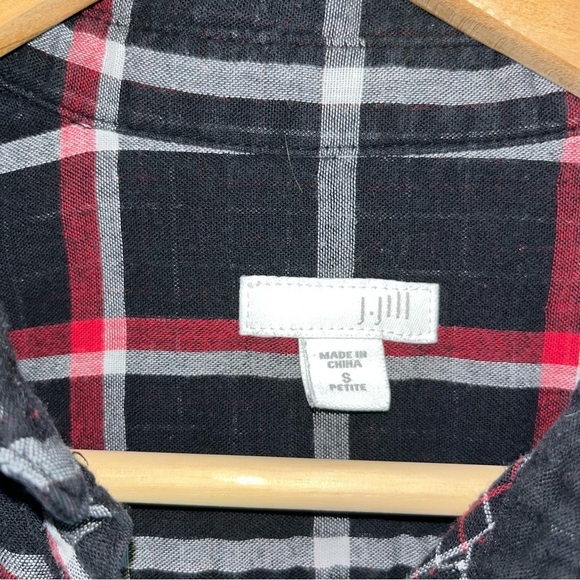 J. Jill Perfect Plaid Double Cloth Long Tunic - Picture 7 of 7